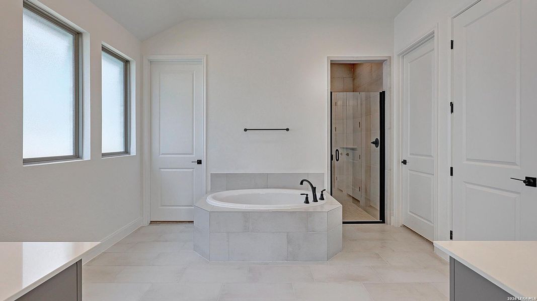 Furnished interior view inside a new home in VIDA, San Antonio (Image 11).