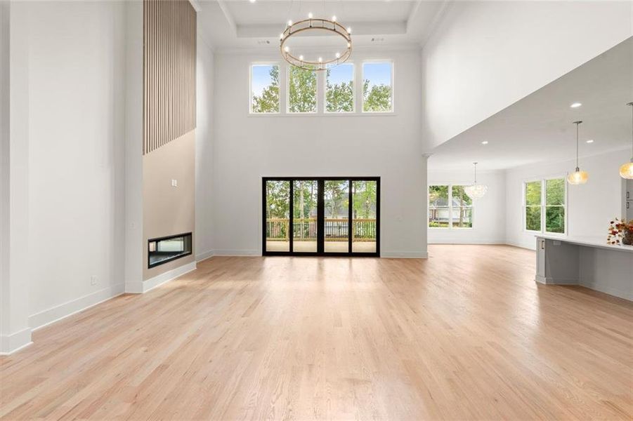 Spacious, unfurnished interior of a new home in , Marietta (Image 37).