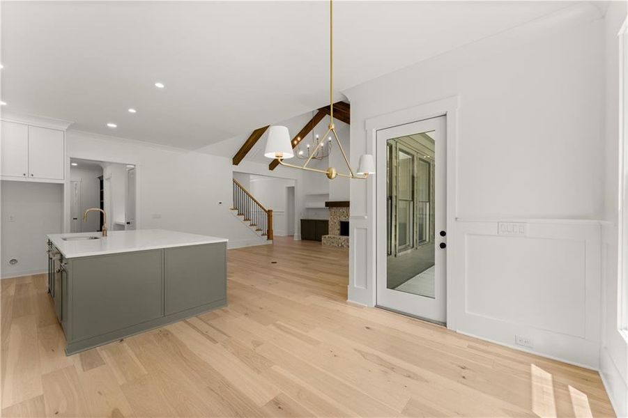 Furnished interior view inside a new home in , Ball Ground (Image 10). Furnished interior view inside a new home in , Ball Ground (Image 10).