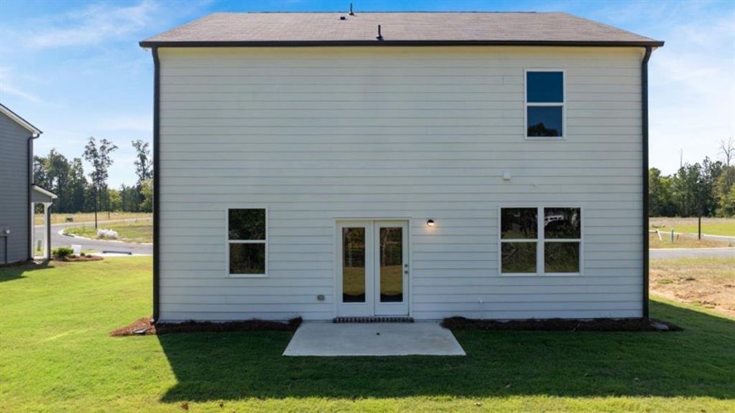 Exterior details and patio area of a home in Northberry, Rome (Image 23). Exterior details and patio area of a home in Northberry, Rome (Image 23).