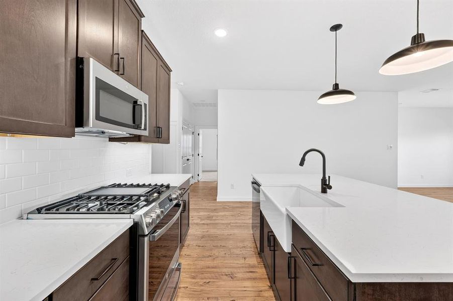 Furnished interior view inside a new home in Aspire at Noble Ridge, Howe (Image 11). Furnished interior view inside a new home in Aspire at Noble Ridge, Howe (Image 11).