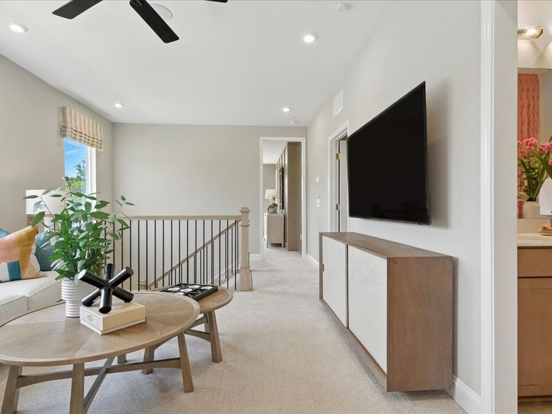 Representative furnished interior of a home built from the Sawyer by Tri Pointe Homes in Grahym at Southbridge, Fort Mill (Image 19).