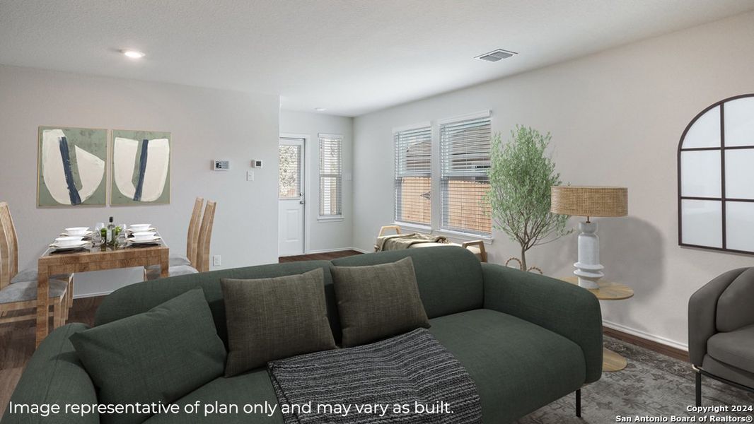 Furnished interior view inside a new home in Redbird Ranch, San Antonio (Image 12). Furnished interior view inside a new home in Redbird Ranch, San Antonio (Image 12).