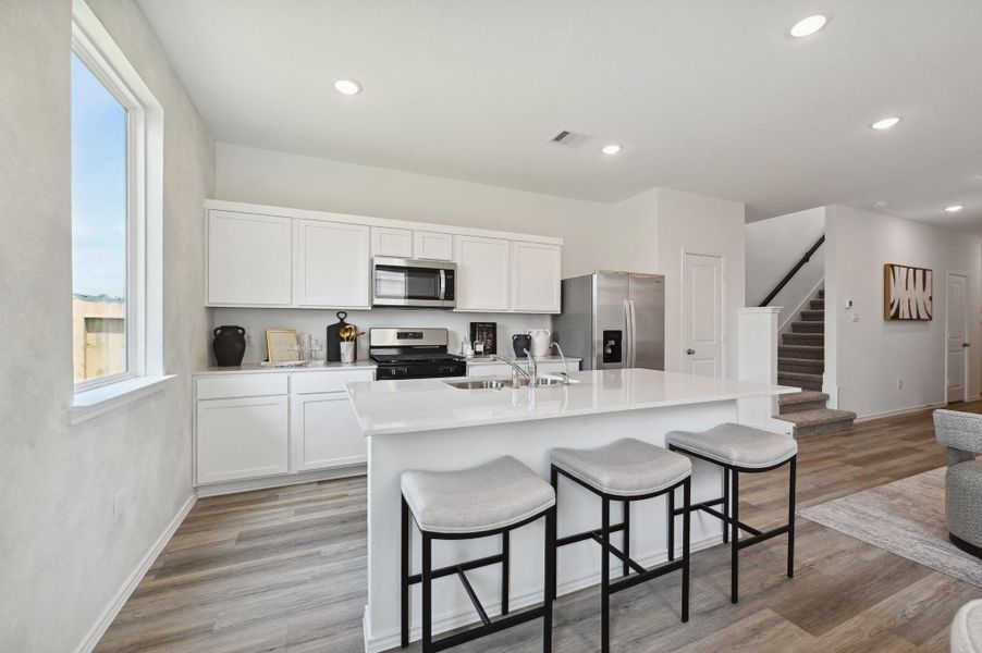Furnished interior view inside a new home in Legacy Park, Houston (Image 18).