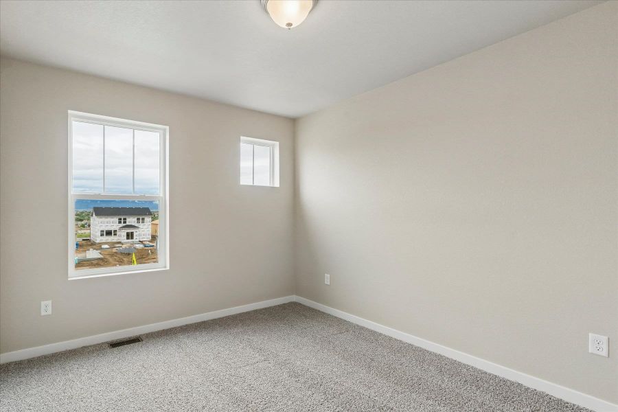 Spacious, unfurnished interior of a new home in Aspen Ranch, Fountain (Image 12). Spacious, unfurnished interior of a new home in Aspen Ranch, Fountain (Image 12).