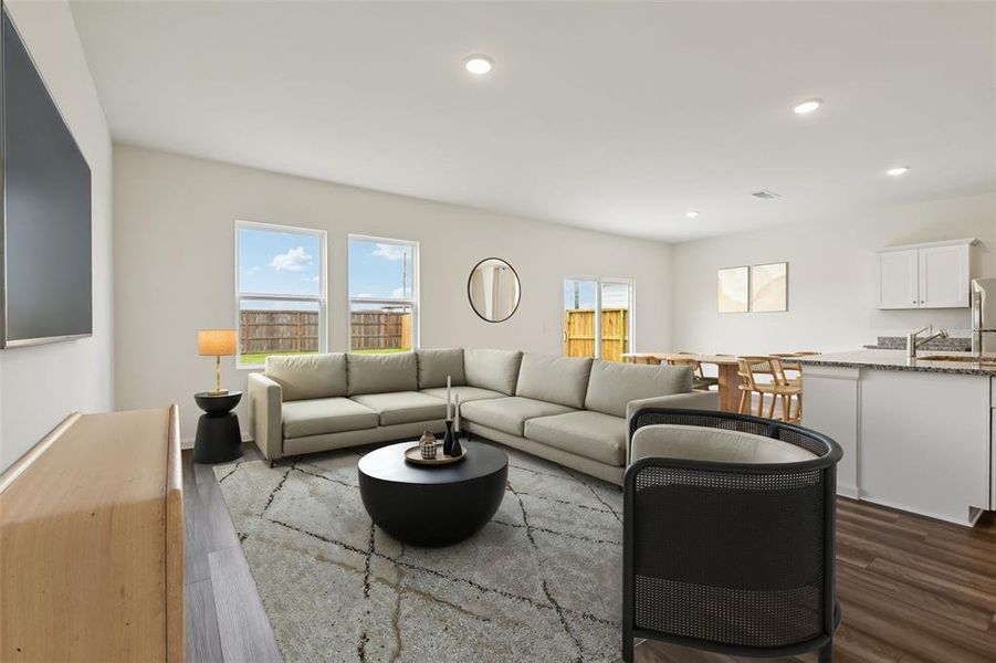 Furnished interior view inside a new home in Pelham Square, Deland (Image 28).
