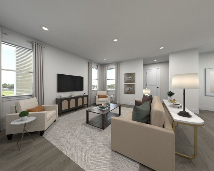 Furnished interior view inside a new home in Benders Cove - Premier Series, Mount Juliet (Image 4).