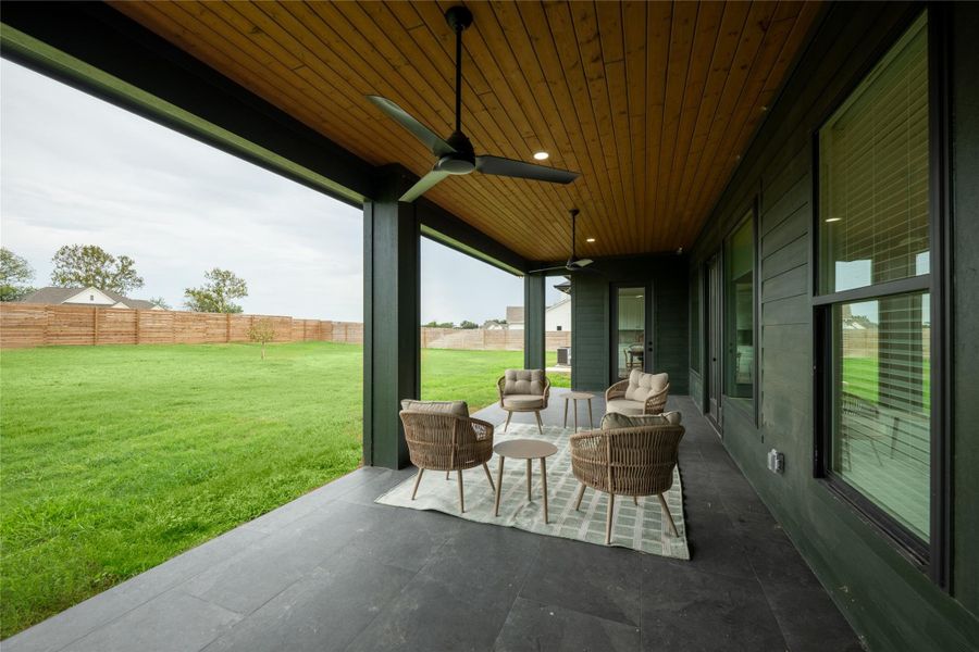 Exterior details and patio area of a home in , Smithville (Image 27).