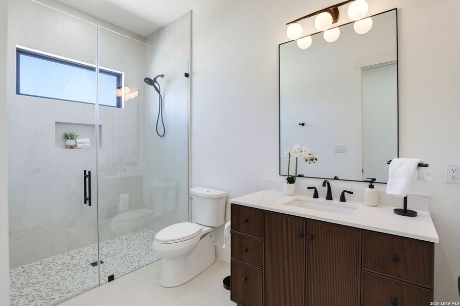 Furnished interior view inside a new home in , Bulverde (Image 9).