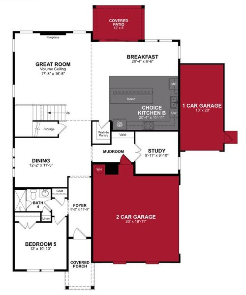2D floor plan layout of this home in Acacia, Cumming, GA (Image 3). 2D floor plan layout of this home in Acacia, Cumming, GA (Image 3).
