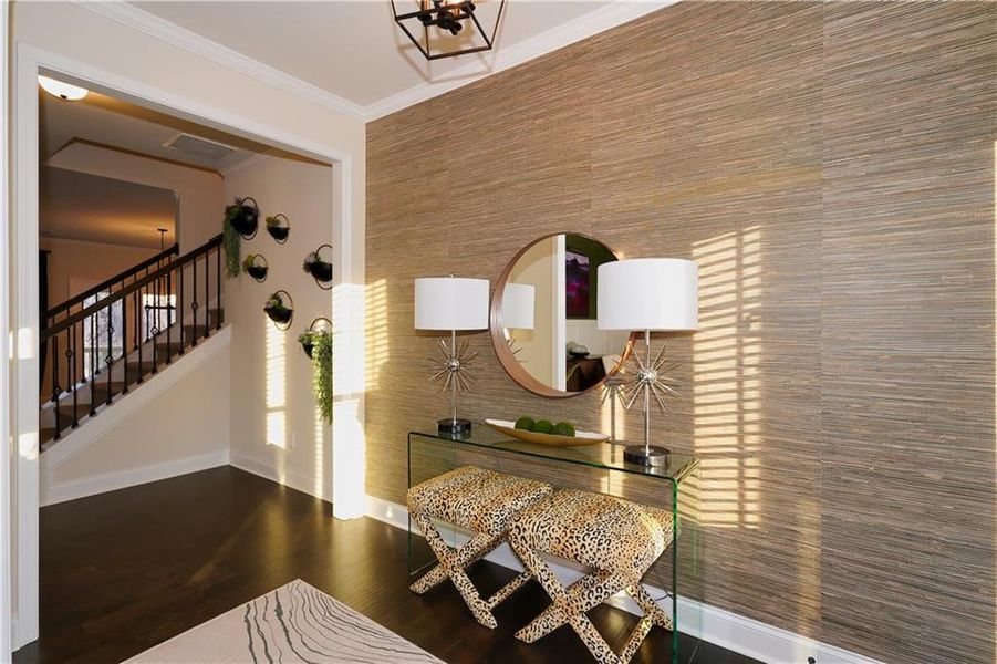 Furnished interior view inside a new home in Hellen Valley, Braselton (Image 3).