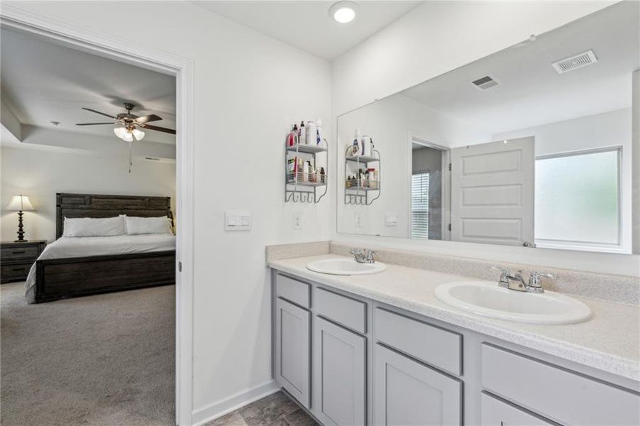 Furnished interior view inside a new home in The Enclave at Flat Rock Hills, Stonecrest (Image 22).