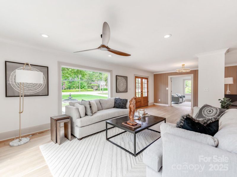 Furnished interior view inside a new home in , Charlotte (Image 25).