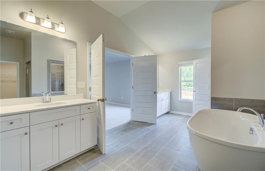 Furnished interior view inside a new home in Cambria at Traditions, Hampton (Image 3). Furnished interior view inside a new home in Cambria at Traditions, Hampton (Image 3).