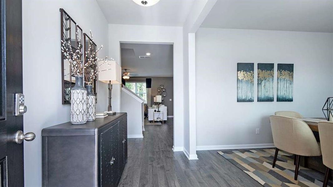 Furnished interior view inside a new home in The Reserve at Calcutta, Stockbridge (Image 15).