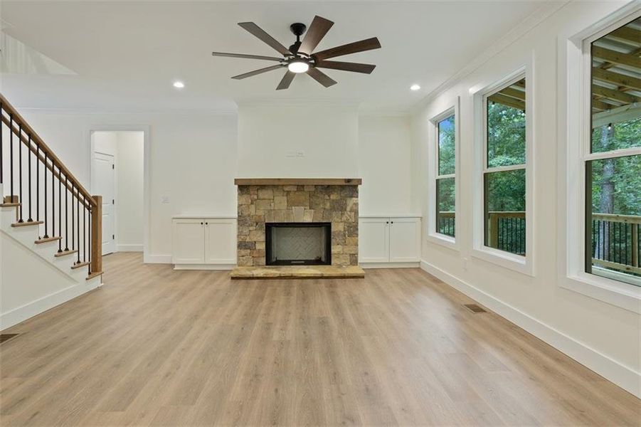 Spacious, unfurnished interior of a new home in , Canton (Image 41).