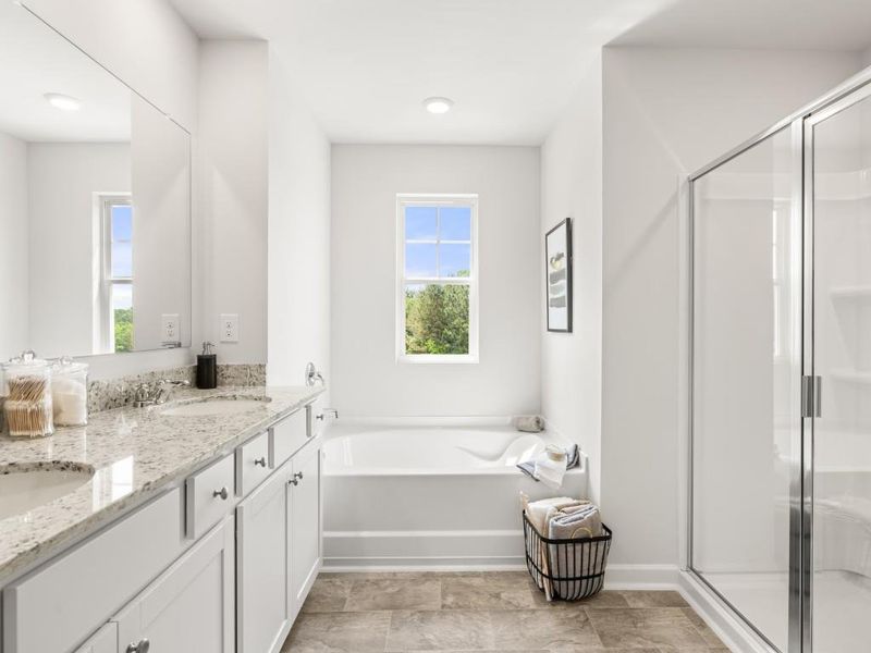 Furnished interior view inside a new home in Parkside at Carter Grove, Cartersville (Image 13). Furnished interior view inside a new home in Parkside at Carter Grove, Cartersville (Image 13).
