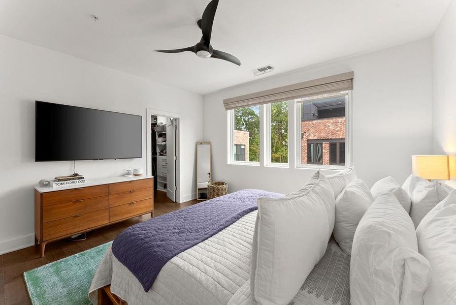 Furnished interior view inside a new home in , Atlanta (Image 6). Furnished interior view inside a new home in , Atlanta (Image 6).