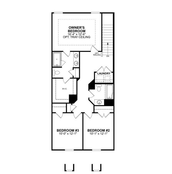 2D floor plan layout of this home in Aberdeen, Charlotte, NC (Image 4).