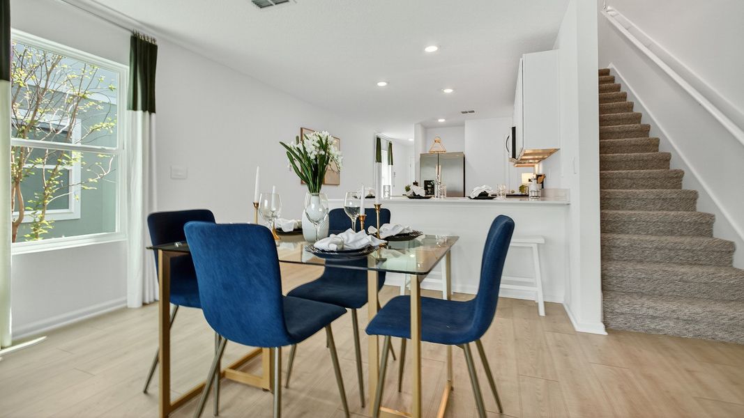 Representative furnished interior of a home built from the CARSON by D.R. Horton in Trout River, Jacksonville (Image 9).