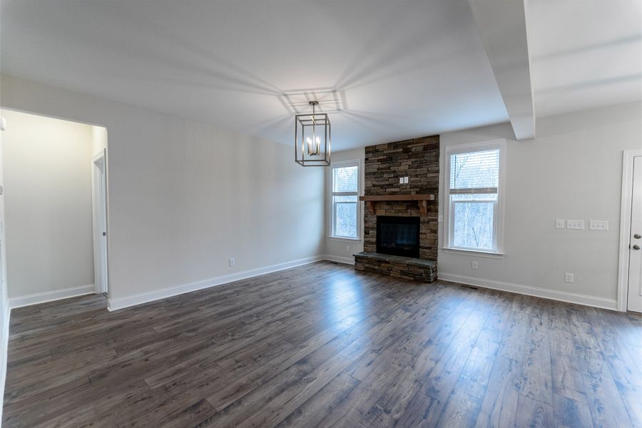 Spacious, unfurnished interior of a new home in The Retreat at Norman Farm, Hendersonville (Image 52). Spacious, unfurnished interior of a new home in The Retreat at Norman Farm, Hendersonville (Image 52).