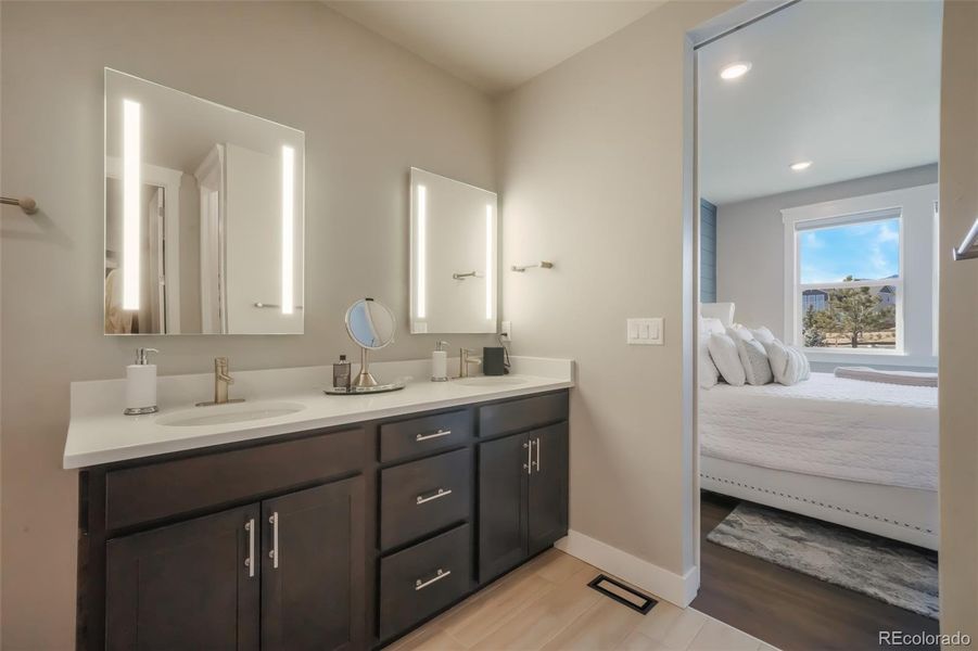 Furnished interior view inside a new home in , Monument (Image 13).