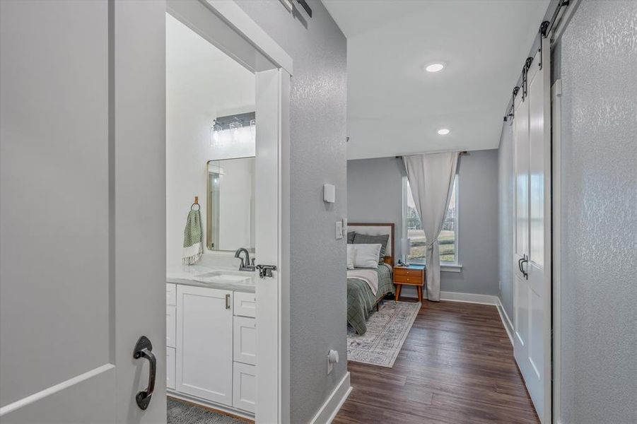 Furnished interior view inside a new home in , Brownsboro (Image 31).
