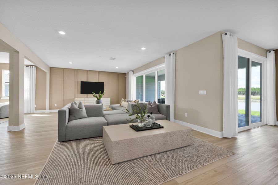 Furnished interior view inside a new home in Hyland Trail, Green Cove Springs (Image 5).