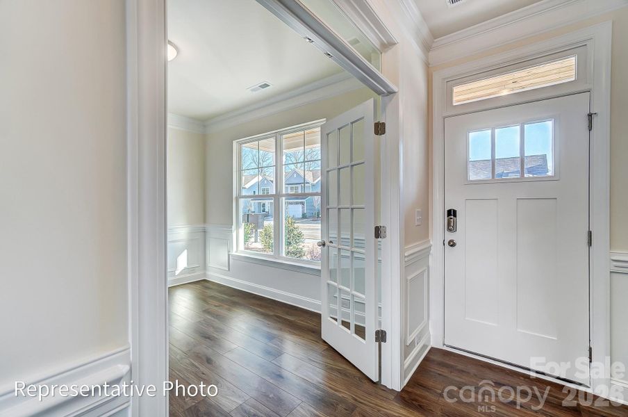 Add an office in lieu of living room