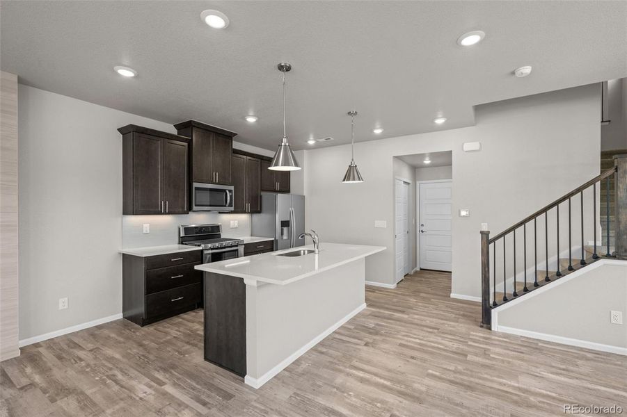 Furnished interior view inside a new home in Ralston Creek, Arvada (Image 11).