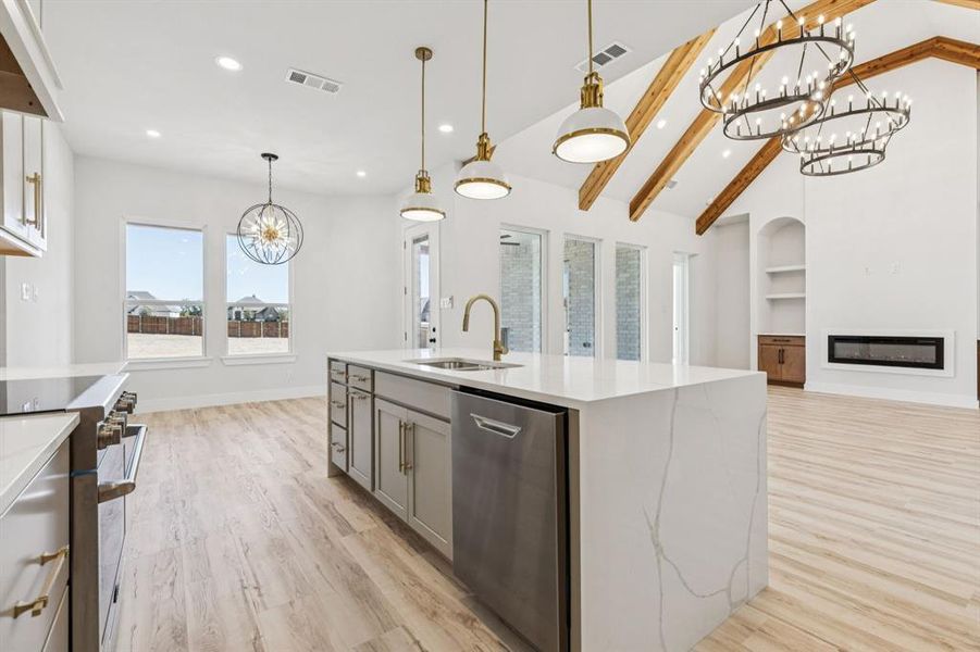 Furnished interior view inside a new home in , Weatherford (Image 13). Furnished interior view inside a new home in , Weatherford (Image 13).