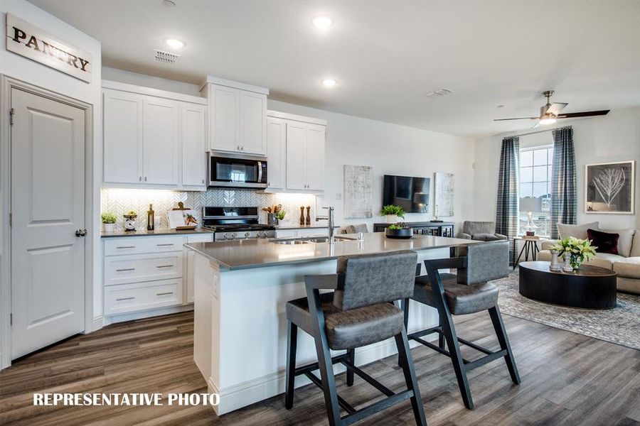 Lifestyle homes that are an entertainer's paradise are yours to be had at Park Vista!  REPRESENTATIVE PHOTO OF MODEL HOME.
