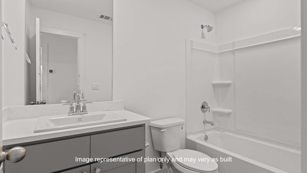 Furnished interior view inside a new home in Overlook West, Wolfforth (Image 8).