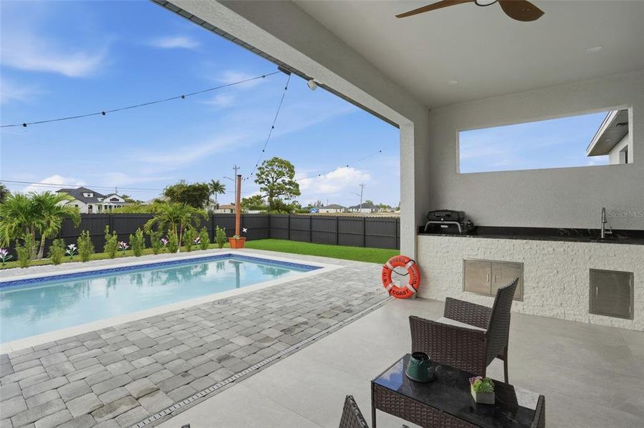 Exterior details and patio area of a home in , Cape Coral (Image 3).