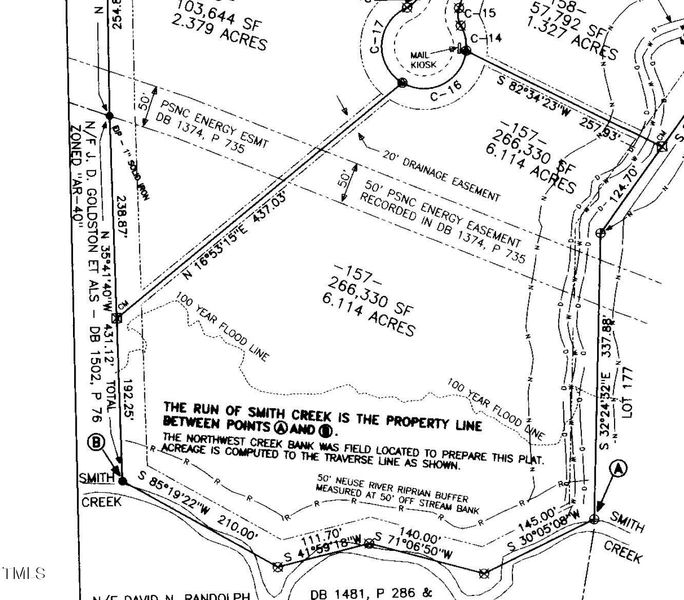 Plat Image Lot 157 Ironwood