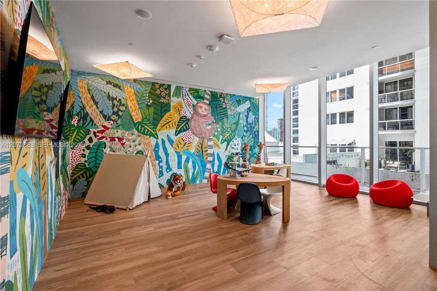 Furnished interior view inside a new home in , Miami (Image 12).