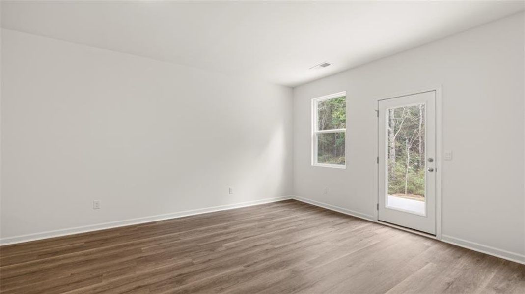 Spacious, unfurnished interior of a new home in The Reserve at Calcutta, Stockbridge (Image 20).
