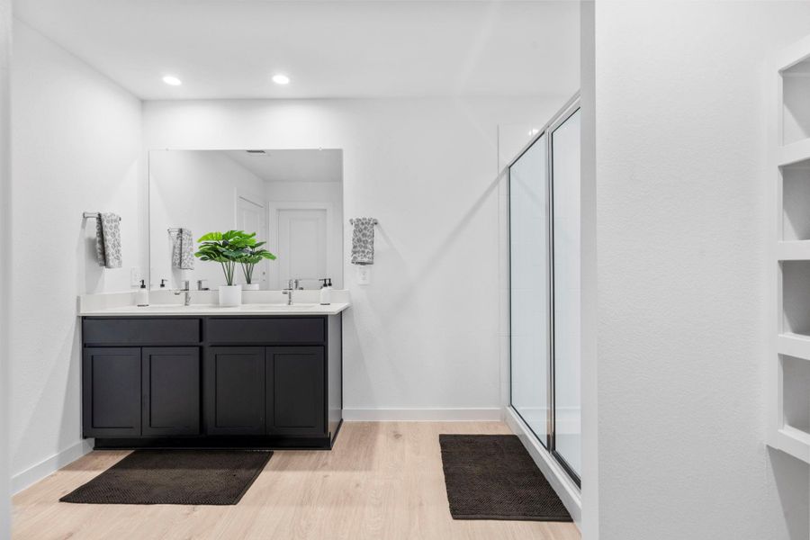 Furnished interior view inside a new home in Emberly, Beasley (Image 25).