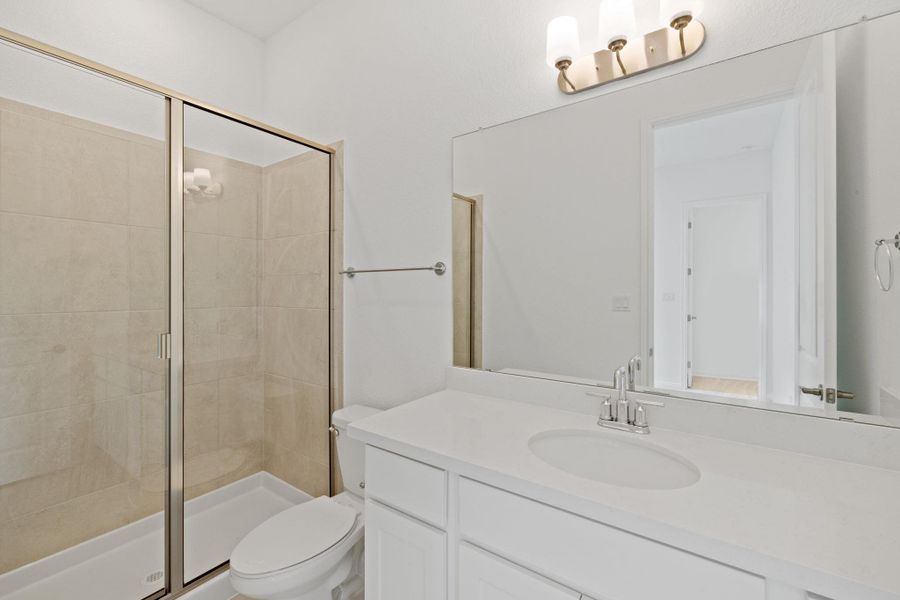Furnished interior view inside a new home in , Leander (Image 6).
