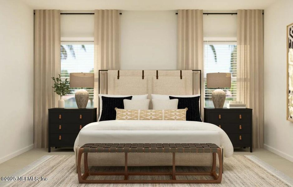 Furnished interior view inside a new home in Shearwater, St. Augustine (Image 13).