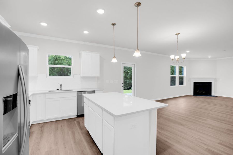 Furnished interior view inside a new home in Carriage Estates, Lexington (Image 6).