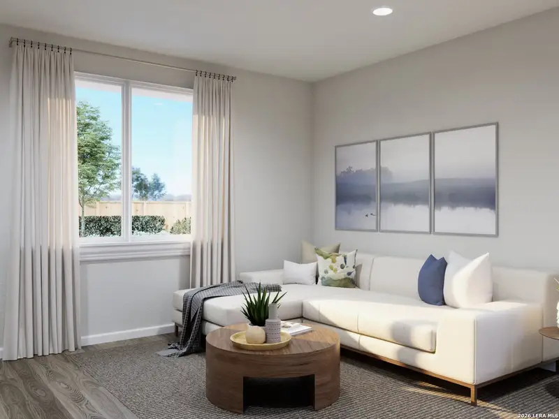 Furnished interior view inside a new home in Melissa Ranch, San Antonio (Image 13).