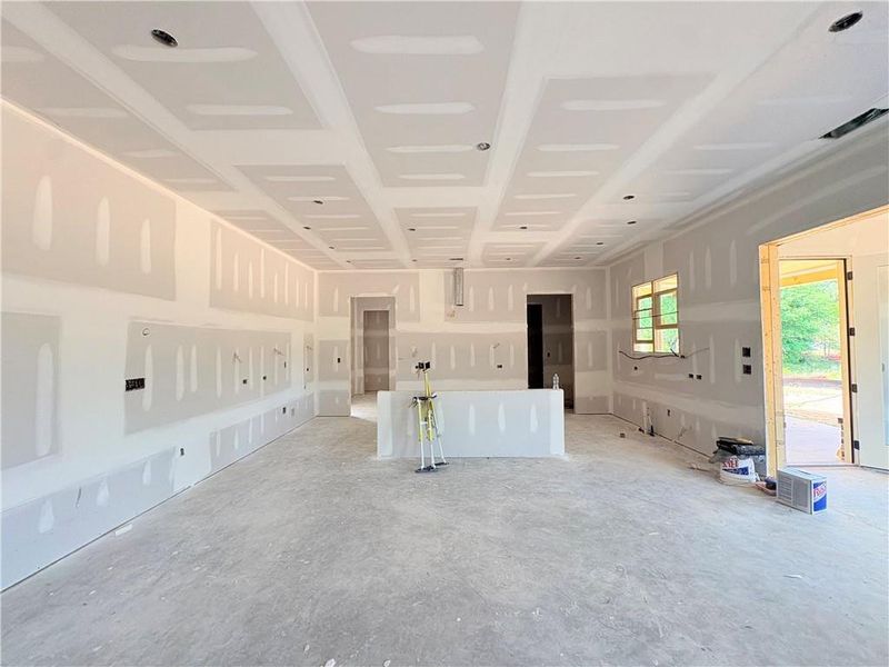 In-progress construction of a new home in The Tillery, Marietta, GA (Image 95).