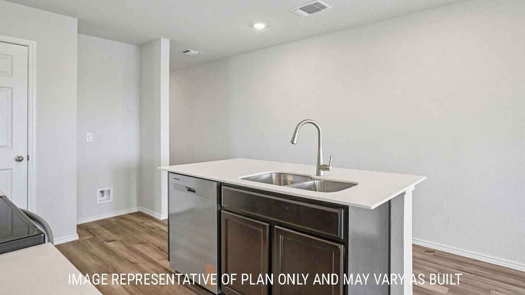 Close-up of interior finishes inside a home in The Villages at Schwertner Ranch, Jarrell (Image 10).