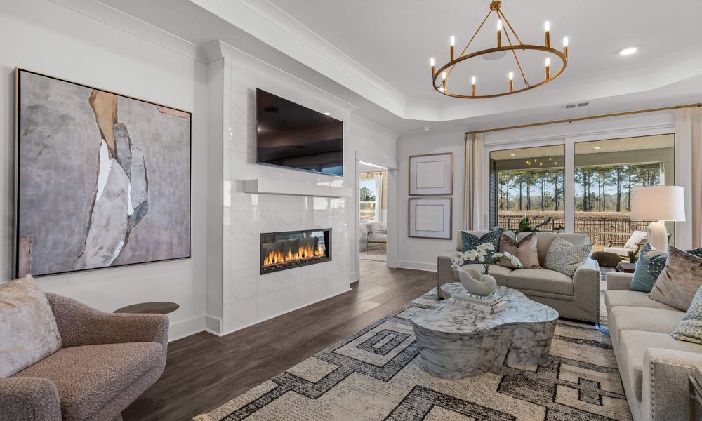 Furnished interior view inside a new home in The Willows, Loris (Image 7).