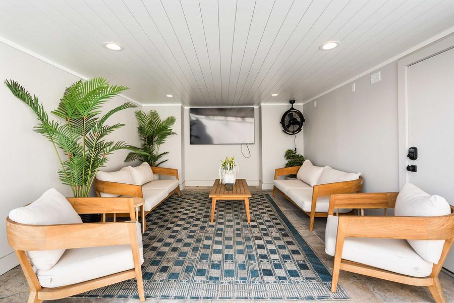 Furnished interior view inside a new home in , Charleston (Image 48).