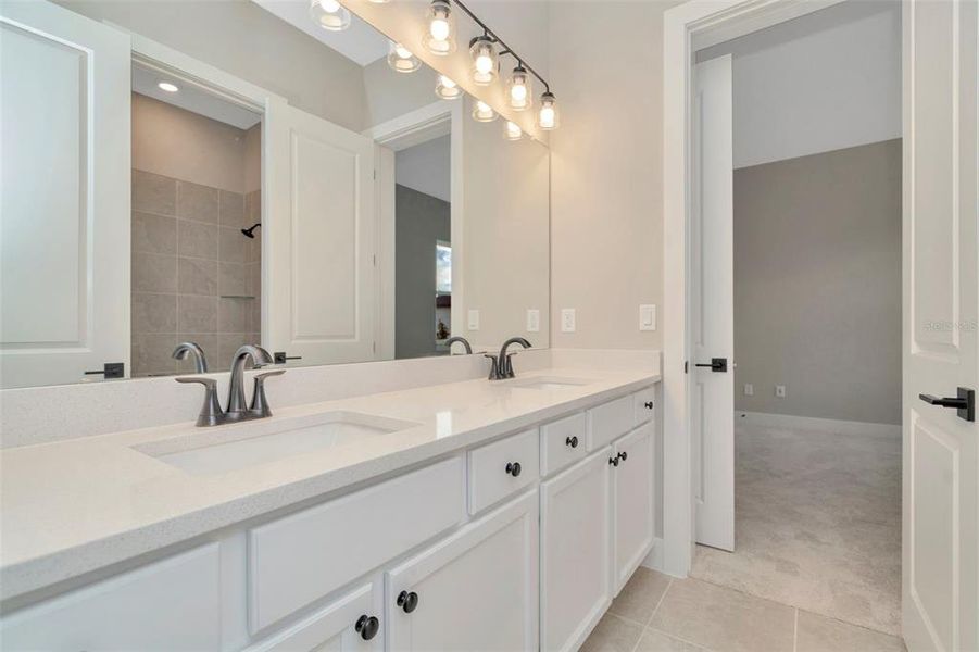 Bedroom 3 with Jack and Jill Bathroom