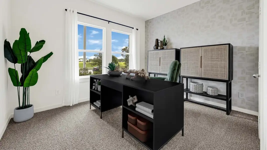 Furnished interior view inside a new home in Evergreen, Rosenberg (Image 19).