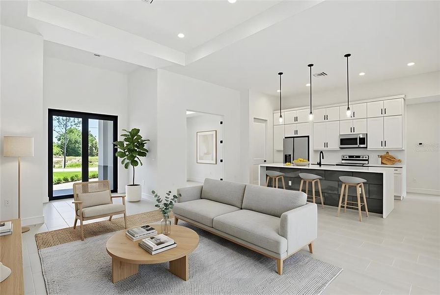 Furnished interior view inside a new home in , North Port (Image 17).