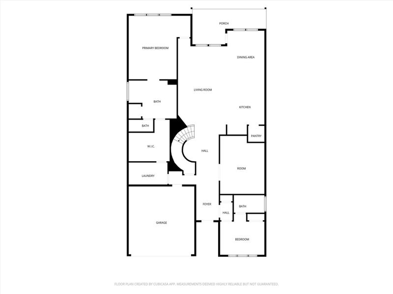 2D floor plan layout of this home in , Georgetown, TX (Image 6).
